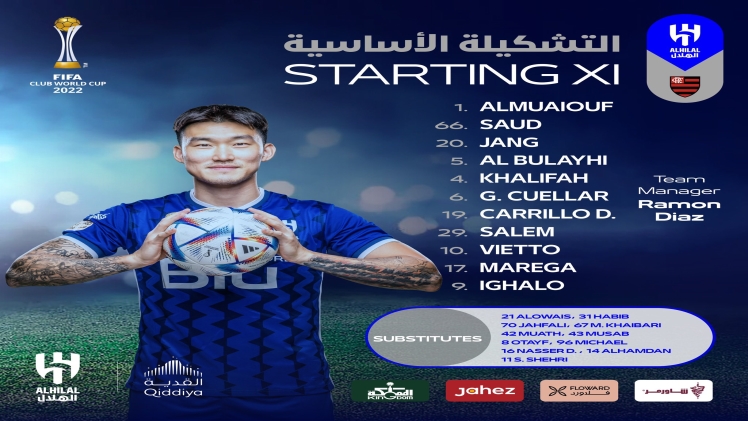 Escalações De Clube De Regatas Do Flamengo X Al-hilal